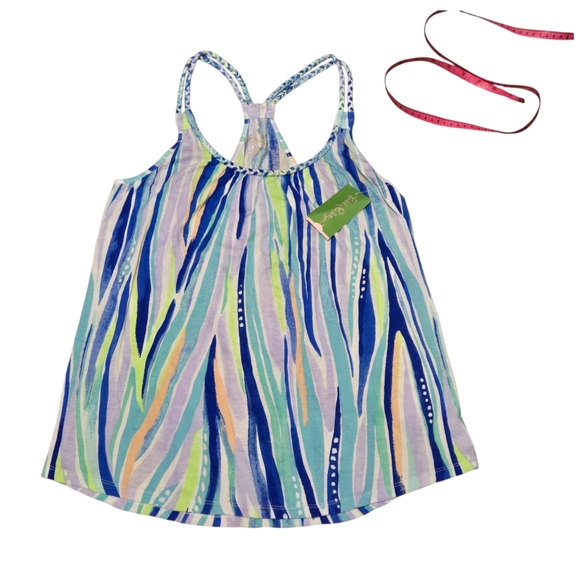NWT Lilly Pulitzer Aleida Shore Perfection Tank Top - Picture 3 of 7